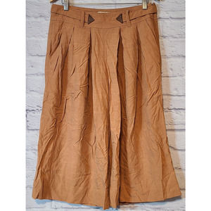 Elevenses Anthropologie Kinney Culottes Gaucho Pants Womens Size 8 Wide Leg Boho